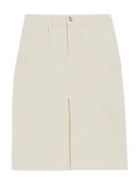 Vanessa Bruno Ecru Shana Pencil Skirt